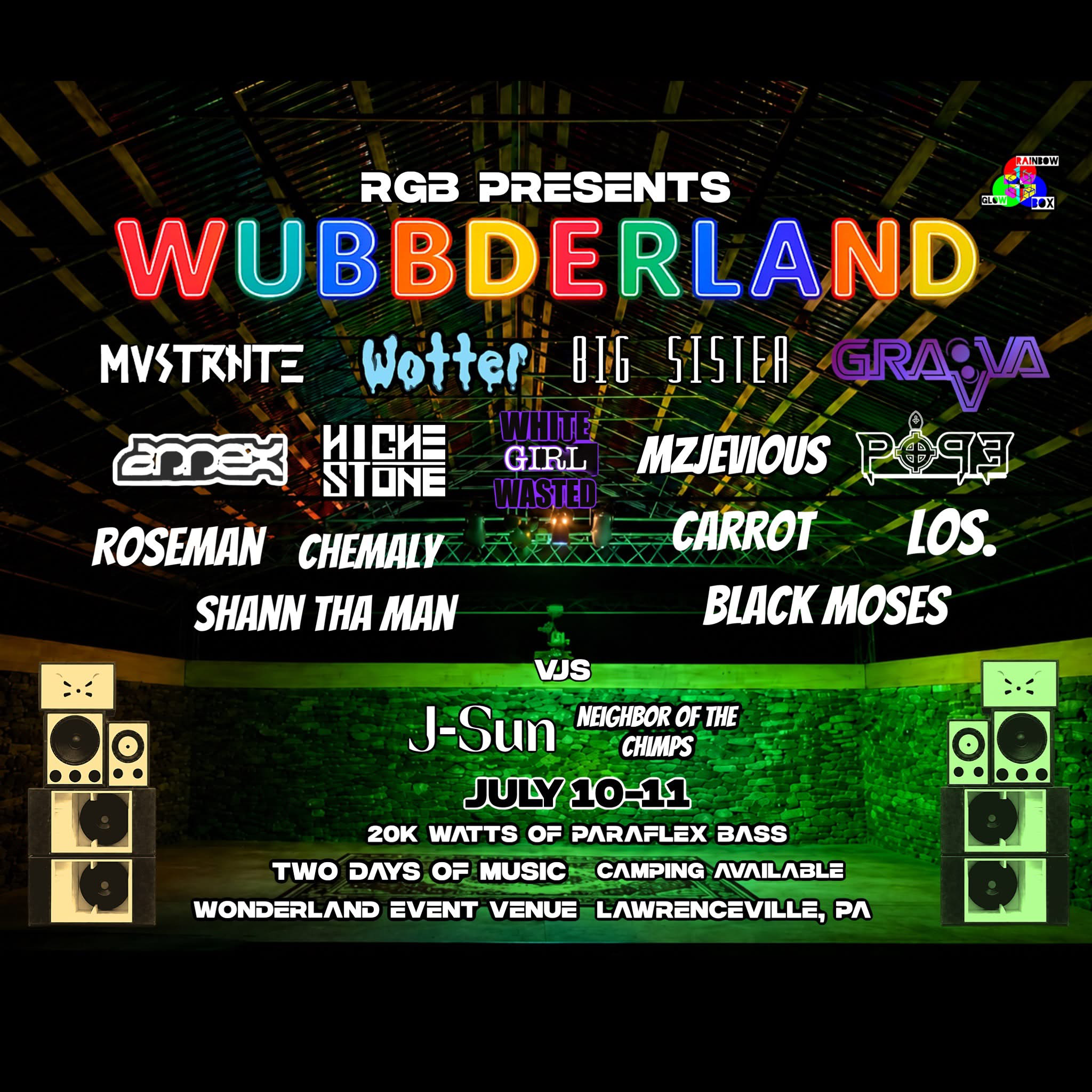 WUBDERLAND flyer